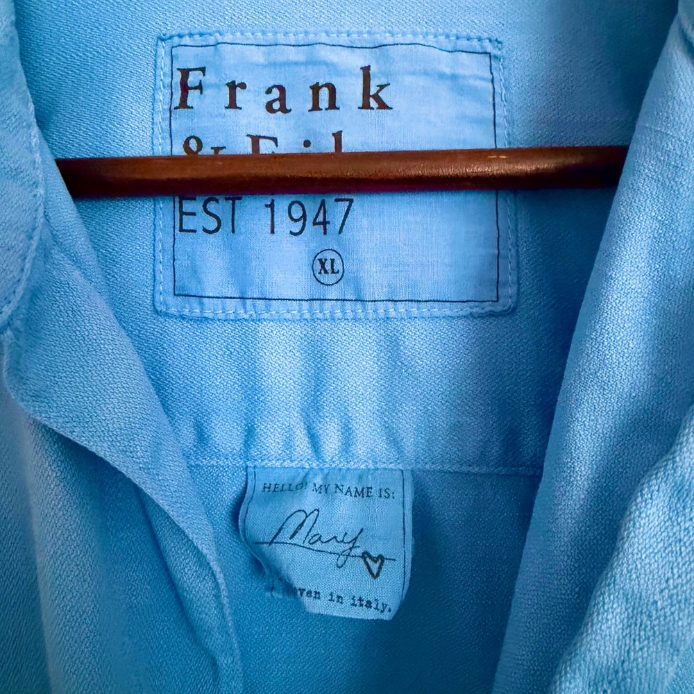 Frank & Eileen Mary Denim Shirt Dress Tide Blue - Picture 4 of 6